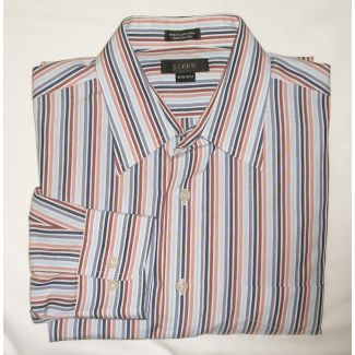J Crew Striped Dress Shirt Men's Medium - M - 15-15.5