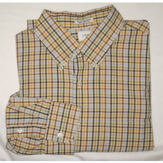 J Crew Tattersall Dress Shirt Men's Large - L - 16-16.5