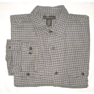 Banana Republic Wool Blend Flannel Shirt Men's Extra Large - XL