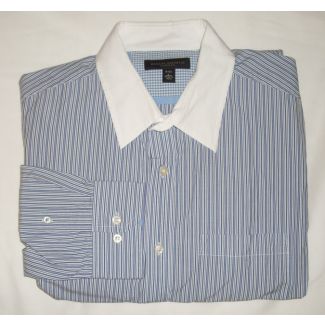 Banana Republic Classic Fit Striped Dress Shirt Men's Large - 16-16.5