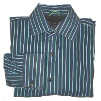 Banana Republic Striped Dress Shirt Men's Extra Large - XL - 17-17.5