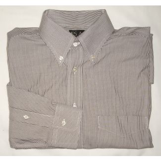 Jos A Bank Traveler's Collection Striped Dress Shirt Men's 16-35