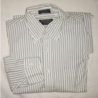 Jos A Bank Executive Collection Pinpoint Dress Shirt Men's 16.5-36