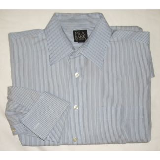 Jos A Bank Dress Shirt w/French Cuffs Men's 16.5-35