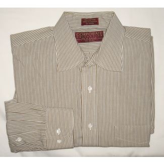 Jos A Bank Corporate Collection Striped Dress Shirt Men's 16-34/35