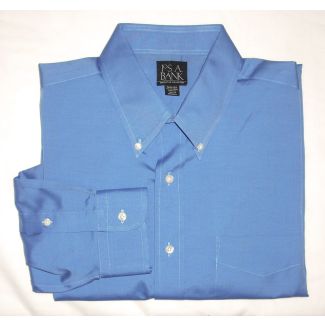 Jos A Bank Executive Collection Pinpoint Dress Shirt Men's 16.5-33