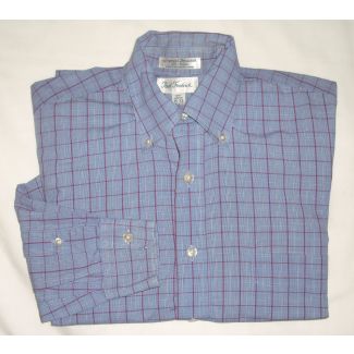 Paul Fredrick Imported Broadcloth Dress Shirt Men's 15-33