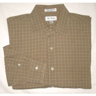 Paul Fredrick Imported Broadcloth Dress Shirt Men's 16-33
