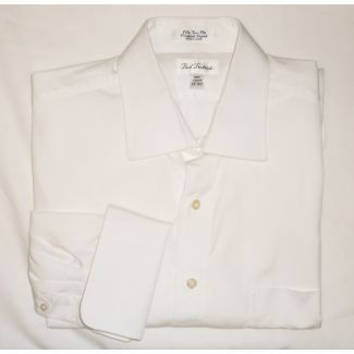 Paul Fredrick Pinpoint Oxford Dress Shirt w/French Cuffs Men's 17-32
