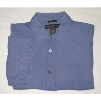 Banana Republic Short Sleeve Linen Shirt Men's L - Large