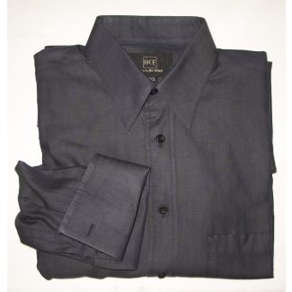 Ike by Ike Behar Herringbone Dress Shirt w/French Cuffs Men's 15-32/33
