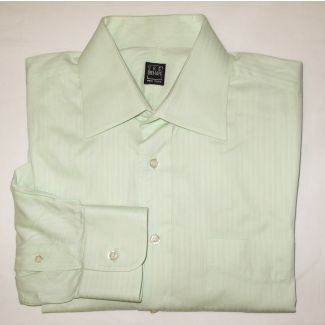 Ike Behar Striped Dress Shirt Men's 15.5-34