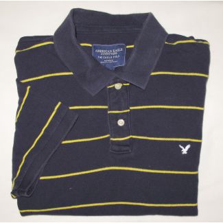 American Eagle Outfitters Eagle Polo Shirt Men's L - Large