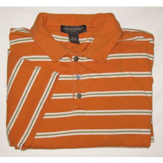 Banana Republic Striped Polo Shirt Men's L - Large