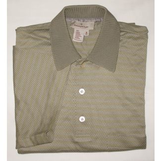 Ermengildo Zegna Striped Polo Shirt Men's Medium (50)