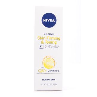 Nivea Gel-Cream Skin Firming & Toning with Q10 + L-Carnitine Normal Skin net wt 6.7 oz