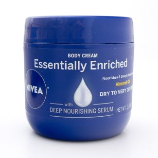 Nivea Body Cream Essentially Enrich Almond Oil net wt 13.5 oz