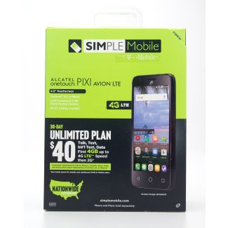 Simple Mobile by T-Mobile Alcatel OneTouch Pixi Avion LTE