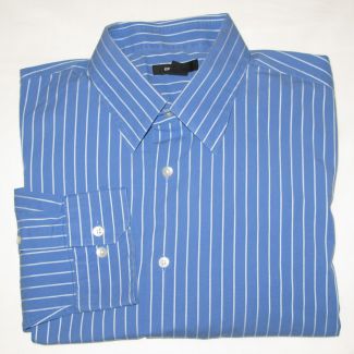 Express 1MX Modern Fit Stretch Dress Shirt Men's XL - 17-17.5