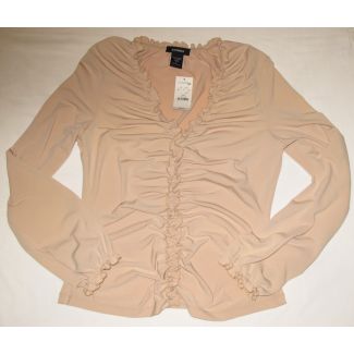 Express V-Neck Blouse Women's L - Large