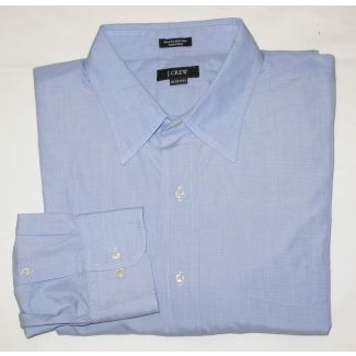 J. Crew 100's 2-Ply Dress Shirt Men's XL (17-17.5)