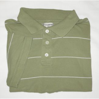 Banana Republic Striped Polo Shirt Men's XL - Extra Large