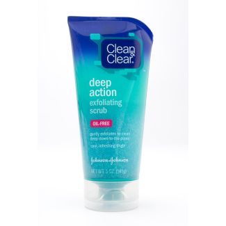 Clean & Clear Deep Action Exfoliating Scrub Oil-Free net wt 5 oz