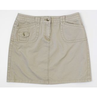 Ann Taylor Chino Skirt Women's 10