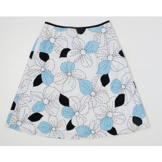 Ann Taylor Loft Petites Linen Skirt Women's 0P - 0 Petite