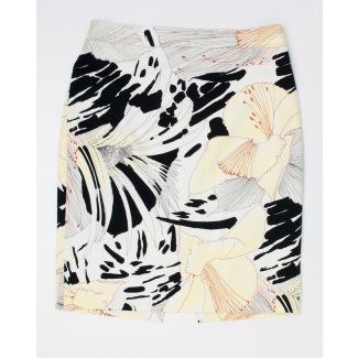 Elie Tehari Floral Print Skirt Women's 6