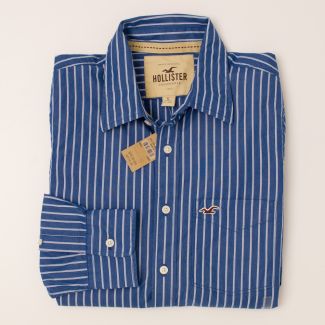 NEW Hollister Men's Striped Shirt