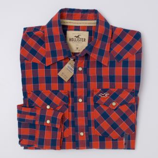 Hollister S/S Western Shirt Men's M - Medium