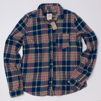 Hollister Women's Plaid Flannel Shirt