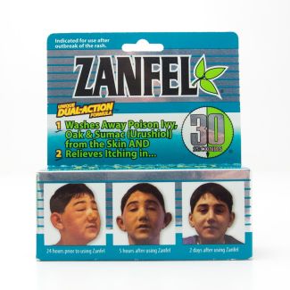 Zanfel Unique Dual-Action Formula Poison Ivy, Oak & Sumac Wash 1 oz
