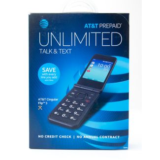 AT&T Prepaid AT&T Cingular Flip 3 Flip Phone