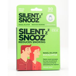 Silent Snooz Eucalyptus Nasal Dilator Snoring Aid