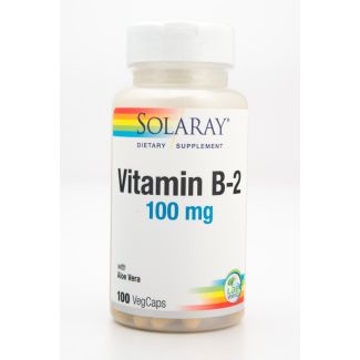 Solaray Vitamin B-2100mg with Aloe Vera 100 VegCaps