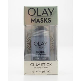 Olay Masks Clay Stick Pure Detox Black Charcoal net wt 48 g (1.7 oz)