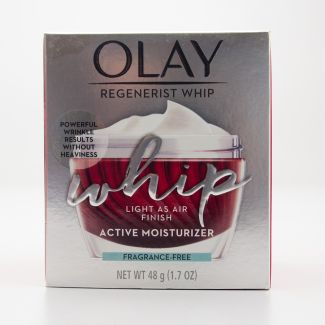Olay Regenerist Whip Active Moisturizer Fragrance-Free net wt 48 g (1.7 oz)