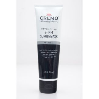 Cremo Detoxifying 2-in-1 Scrub & Mask Charcoal 4 fl oz