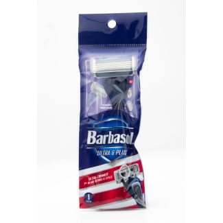 Barbasol Ultra 6 Plus Disposable Razor 1 Count