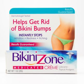 Bikini Zone Medicated After Shave Creme net wt 1.0 oz