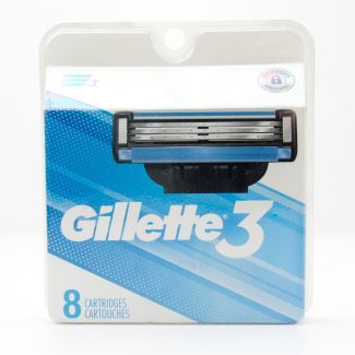 Gillette Gillette3 Razor Blade Refill 8 Cartridges