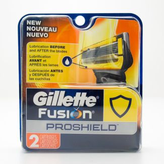 Gillette Fusion Proshield Razor Blade Refill 2 Cartridges