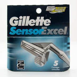 Gillette SensorExcel Razor Blade Refill 5 Cartridges