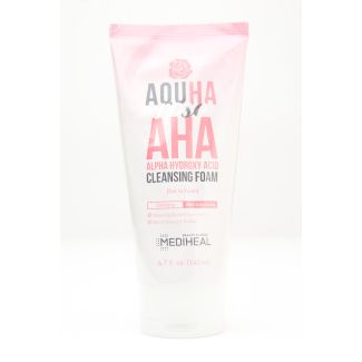 Mediheal Aquha Rose AHA Alph Hydroxy Acid Cleansing Foam 4.7 fl oz