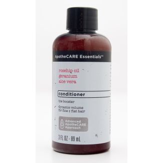 ApotheCARE Essentials The Booster Rose Hip Oil Geranium Aloe Vera Conditioner 3 fl oz