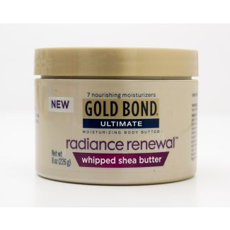 Gold Bond Ultimate Radiance Renewal Whipped Shea Butter Body Butter net wt 8 oz