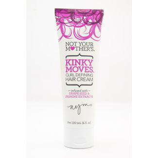 Not Your Mother's Kinky Moves Curl Defining Hair Cream Grapeseed & Jasmine Extracts 120 mL (4 
