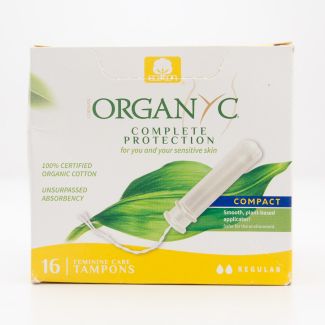 Organyc Compact Regular Tampons 16 Tampons